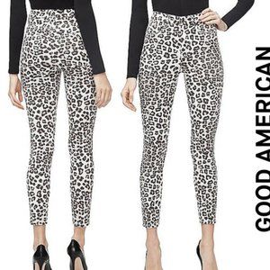 Good American Good Waist Crop Skinny Jeans